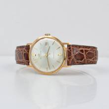 Thumbnail von Movado Kingmatic Sub-Sea Kingmatic Datum silbernes Zifferblatt gelb Gold 14KT 1960er Jahre