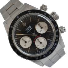 Thumbnail von Rolex Daytona Cosmograph 6263 black dial Big Red Daytona Full Set 1983