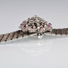 Thumbnail von SARCAR GENEVE Lady Jewel Uhr Weißgold 18KT mit echten Rubinen und Diamanten Komplettset