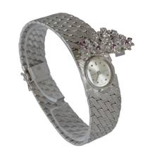 Thumbnail von SARCAR GENEVE Lady Jewel Uhr Weißgold 18KT mit echten Rubinen und Diamanten Komplettset