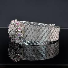 Thumbnail von SARCAR GENEVE Lady Jewel Uhr Weißgold 18KT mit echten Rubinen und Diamanten Komplettset