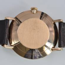 Thumbnail von Rolex Precision Classic Oversize 34MM Elfenbeinscheibe gelb Gold 9KT 1953