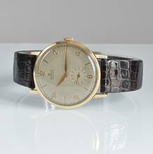 Thumbnail von Rolex Precision Classic Oversize 34MM Elfenbeinscheibe gelb Gold 9KT 1953