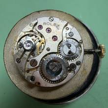 Thumbnail von Rolex Precision Classic Oversize 34MM Elfenbeinscheibe gelb Gold 9KT 1953