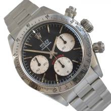 Thumbnail von Rolex Daytona Cosmograph 6265 black dial Big Red Daytona Full Set TOP Condition