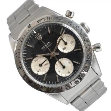 Rolex Daytona Cosmograph 6239 black dial with expertise 1966