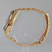 Thumbnail von Rolex Day-Date 36 18038 President Factory soleil blue dial diamonds gold 18KT Full Set