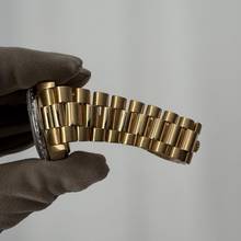 Thumbnail von Rolex Day-Date 36 18038 President Factory soleil blue dial diamonds gold 18KT Full Set