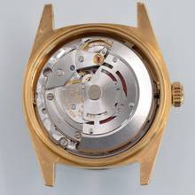 Thumbnail von Rolex Day-Date 36 18038 President Factory soleil blue dial diamonds gold 18KT Full Set