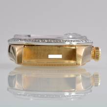 Thumbnail von Rolex Day-Date 36 18038 President Factory soleil blue dial diamonds gold 18KT Full Set
