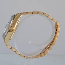 Thumbnail von Rolex Day-Date 36 18038 President Factory soleil blue dial diamonds gold 18KT Full Set