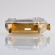 Thumbnail von Rolex Day-Date 36 18038 President Factory soleil blue dial diamonds gold 18KT Full Set