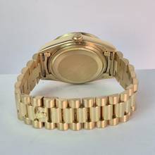 Thumbnail von Rolex Day-Date 36 36mm Yellow Gold Custom Diamond Bezel Presidente Automático Completo
