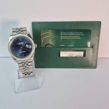 Thumbnail von Rolex Datejust 36 36mm New Blue Dial Automático Completo
