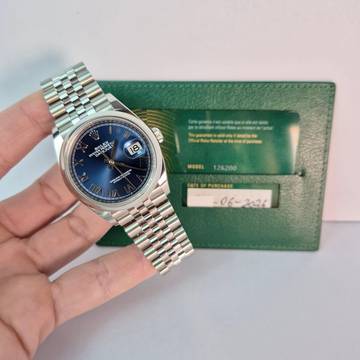  Rolex Datejust 36 36mm New Blue Dial Automático Completo 