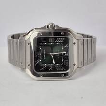 Thumbnail von Cartier Santos Large Green Dial 2 Pulseiras 40mm Automático Completo