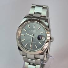 Thumbnail von Rolex Datejust 41 41mm Ouro Branco & Aço Rhodium Dial Automático Completo