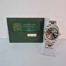 Thumbnail von Rolex Datejust 41 41mm Ouro Branco & Aço Rhodium Dial Automático Completo