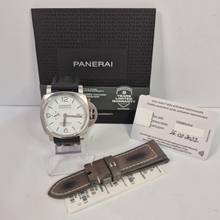 Thumbnail von Panerai Luminor Marina Weißes Zifferblatt Automatik 44mm Komplett