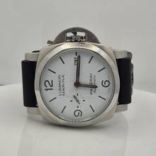 Thumbnail von Panerai Luminor Marina Weißes Zifferblatt Automatik 44mm Komplett