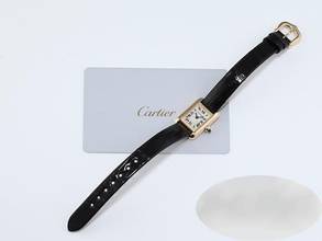 Thumbnail von Cartier Tank Louis Cartier Mini Modell Gelbgold 750 2025 Wgta0212 Gold Damen