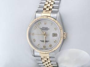 Thumbnail von Rolex Datejust 36mm 16233 1995 Edelstahl Gelbgold 750 Automatik Stahl Gold