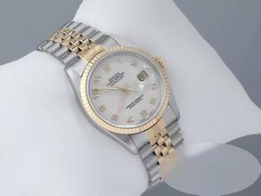 Thumbnail von Rolex Datejust 36mm 16233 1995 Edelstahl Gelbgold 750 Automatik Stahl Gold