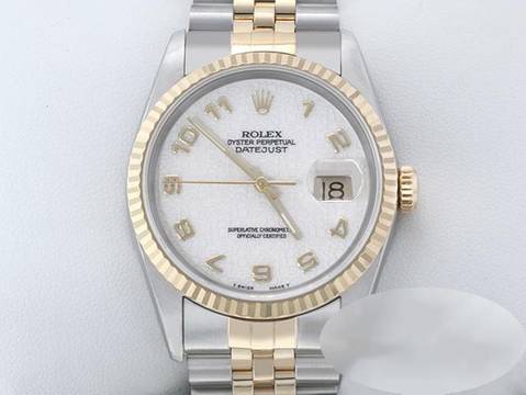  Rolex Datejust 36mm 16233 1995 Edelstahl Gelbgold 750 Automatik Stahl Gold 