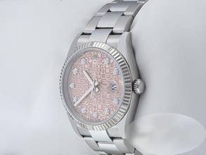 Thumbnail von Rolex Datejust 36 36mm 126234 2022 Stahl Weissgold 750 Diamanten Automatik Gold