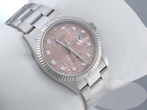 Thumbnail von Rolex Datejust 36 36mm 126234 2022 Stahl Weissgold 750 Diamanten Automatik Gold