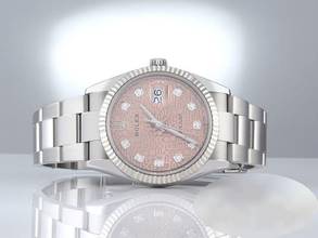 Thumbnail von Rolex Datejust 36 36mm 126234 2022 Stahl Weissgold 750 Diamanten Automatik Gold