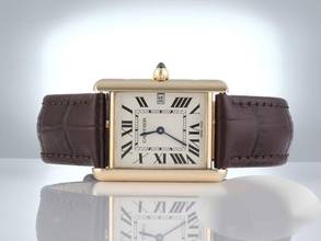 Thumbnail von Cartier Tank Louis Cartier Großes Modell Gelbgold 750 2016 W1529756 Gold Damen Herren