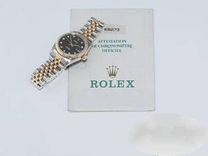 Thumbnail von Rolex Datejust 31 Medium Stahl Gelbgold 750 Diamanten Automatik Gold Stahl Stainless Steel 18kt Yellow Gold Jubilé-band Chronometer Oyster Black Dial