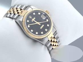 Thumbnail von Rolex Datejust 31 Medium Stahl Gelbgold 750 Diamanten Automatik Gold Stahl Stainless Steel 18kt Yellow Gold Jubilé-band Chronometer Oyster Black Dial