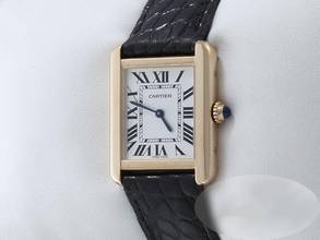 Thumbnail von Cartier Tank Solo Lady Tank Solo Edelstahl Gelbgold 750 2020 W5200002 Stahl Gold Damen