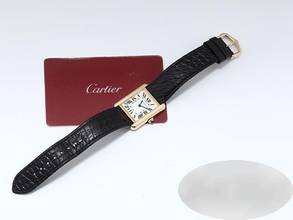 Thumbnail von Cartier Tank Solo Lady Tank Solo Edelstahl Gelbgold 750 2020 W5200002 Stahl Gold Damen