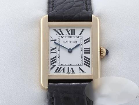  Cartier Tank Solo Lady Tank Solo Edelstahl Gelbgold 750 2020 W5200002 Stahl Gold Damen 
