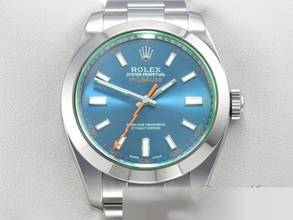 Thumbnail von Rolex Milgauss 116400gv 2017 Z-blue Edelstahl Automatik Rolex-service 2024 Stahl Blau