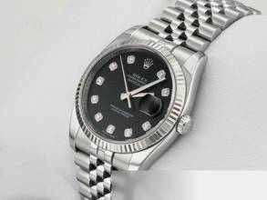Thumbnail von Rolex Datejust 36 36mm 116234 2019 Stahl Weissgold 750 Diamanten Automatik Stainless Steel 18kt White Gold Jubilé-band Chronometer Oyster Black Dial