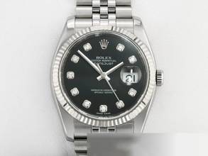 Thumbnail von Rolex Datejust 36 36mm 116234 2019 Stahl Weissgold 750 Diamanten Automatik Stainless Steel 18kt White Gold Jubilé-band Chronometer Oyster Black Dial