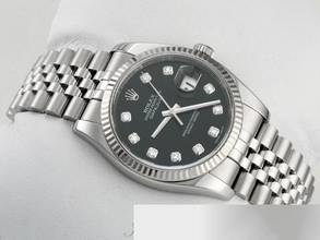 Thumbnail von Rolex Datejust 36 36mm 116234 2019 Stahl Weissgold 750 Diamanten Automatik Stainless Steel 18kt White Gold Jubilé-band Chronometer Oyster Black Dial