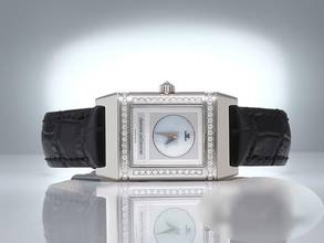 Thumbnail von Jaeger-LeCoultre Reverso Duetto Lady Weissgold 750 266.3.44 Diamanten Gold