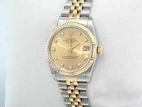 Thumbnail von Rolex Datejust 31 Stahl Gelbgold 750 Diamanten Automatik Gold Stahl Stainless Steel 18kt Yellow Gold Jubilé-band Chronometer Oyster