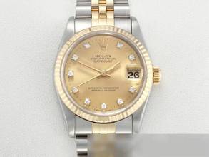 Thumbnail von Rolex Datejust 31 Stahl Gelbgold 750 Diamanten Automatik Gold Stahl Stainless Steel 18kt Yellow Gold Jubilé-band Chronometer Oyster