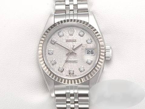 Rolex Lady-Datejust Edelstahl Weissgold 750 1996 Diamanten Automatik Stahl Gold