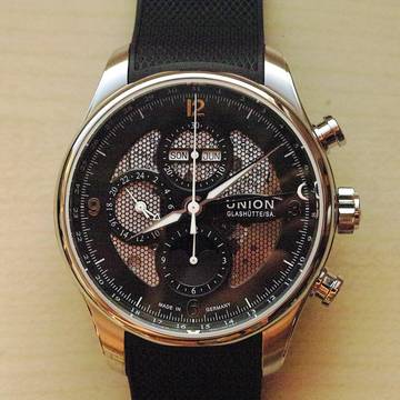 Union Glashütte Belisar Chronograph Mondphase NEW FULL SET
