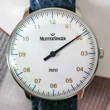 Thumbnail von Meistersinger Neo White with sapphire crystal NEW FULL SET