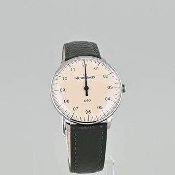 Meistersinger Neo - Ivory with sapphire crystal NEW FULL SET