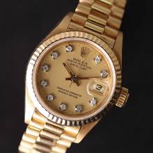 Thumbnail von Rolex Lady-Datejust 26 Yellow Gold Factory Diamond Dial