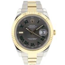 Thumbnail von Rolex Datejust II Gold/Steel Fluted Wimbledon Dial